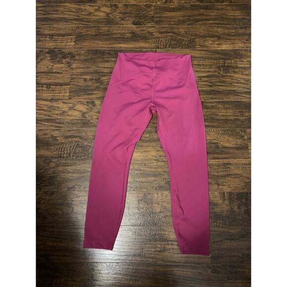 Lululemon Womens Wunder Train High Rise Tight Ripened Raspberry Pink Sz:10 - Picture 1 of 7